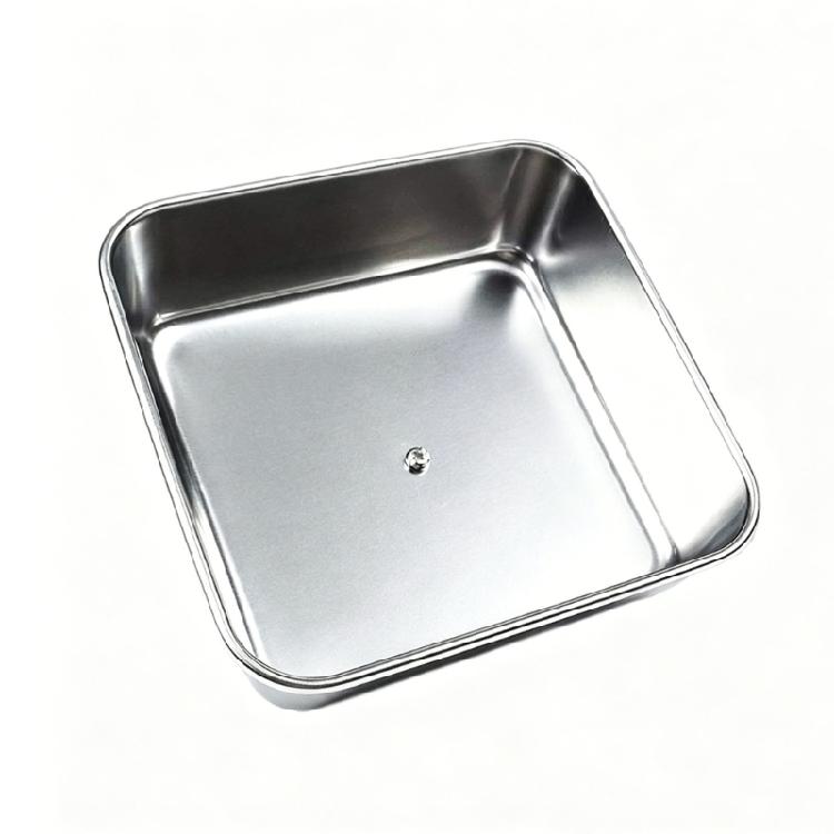 Stainless Steel Cooking Lid With Heatproof Wooden Handle Heat Resistant Basting Cover For Home And Restaurant Use