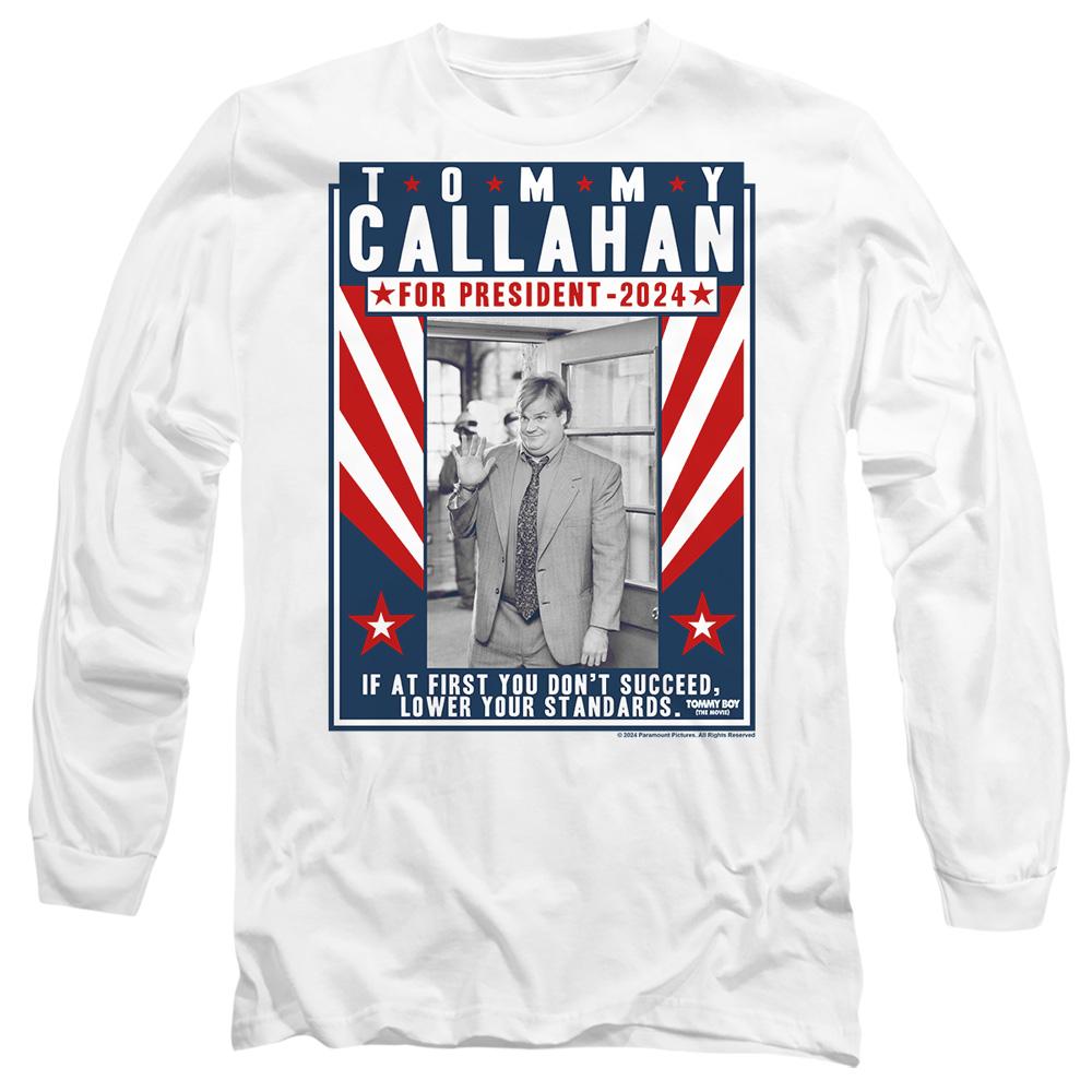 Tommy Boy Unisex Adult Callahan For President 2024 Lower Your Standards T-Shirt
