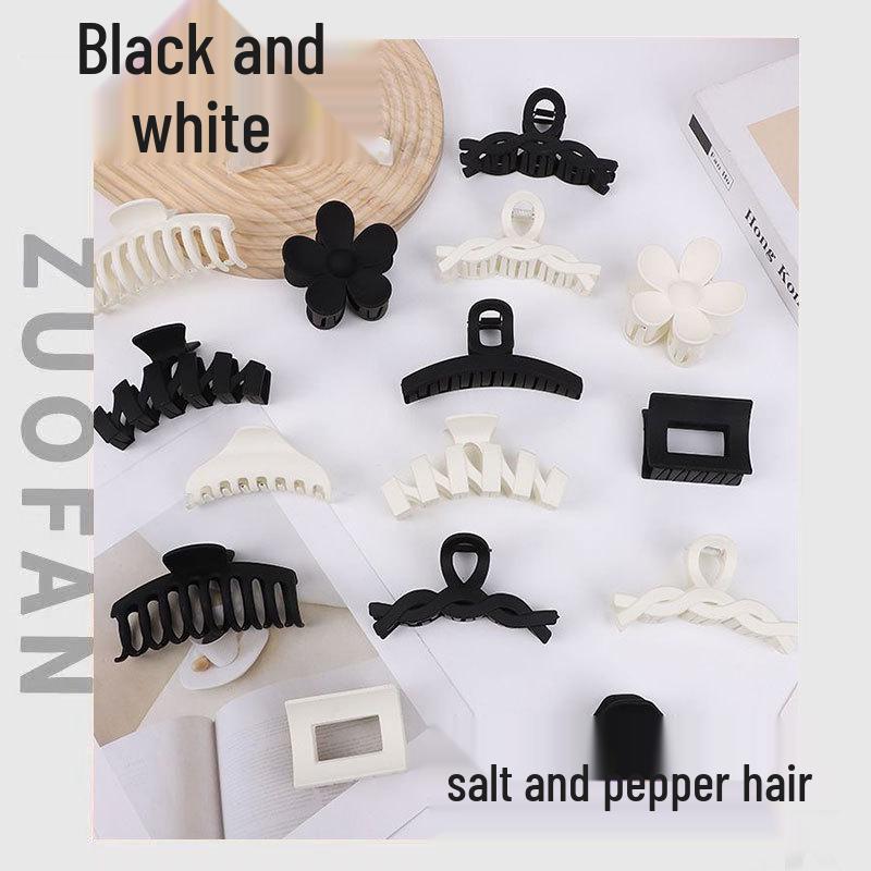 Colorful Claw Clip Set for Women - High-end Back of Head Hair Accessories