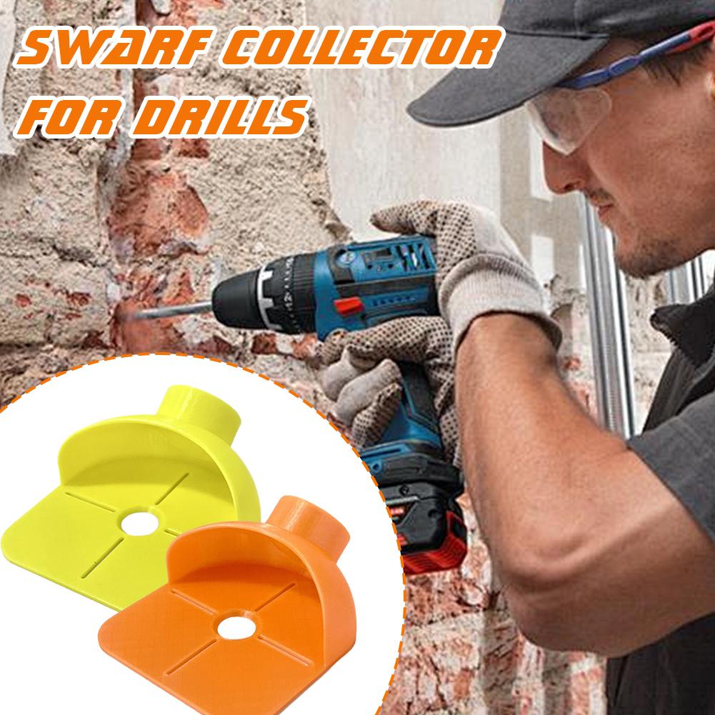 Odkurzacz do pyłu z wiertarki Wielokrotnego użytku Pudełko na pył z wiertarki Czerwona Miska na pył Urządzenie Pyłoszczelny Zbieracz Wielofunkcyjny Zbieracz pyłu z wiertarki elektrycznej