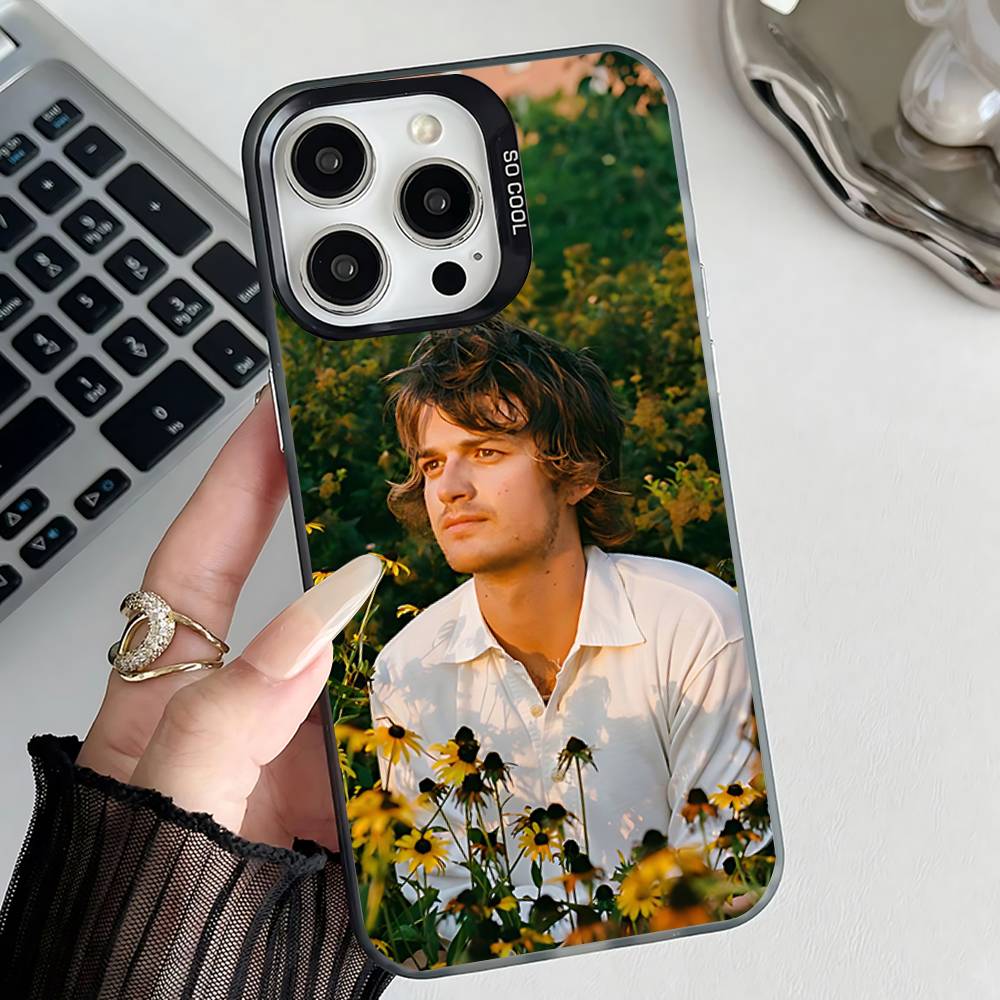 D-Djo Joe K-Keery Singer Phone Case For iPhone 17,16,15,14,13,12,11,Pro,Max,Plus,E,Air,Mini Black IMD Cover
