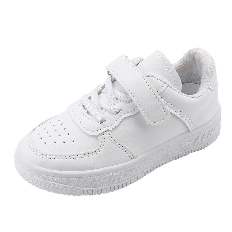 School Designated Children's Little White Shoes Spring and Summer Boys and Girls Soft-soled Primary School Students White Sports Shoes Performance Spo
