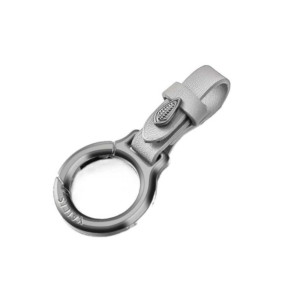 PU Leather Waist Hanging Keychain Simple Car Keychain Key Ring Keys Organizer  Car Auto Accessories