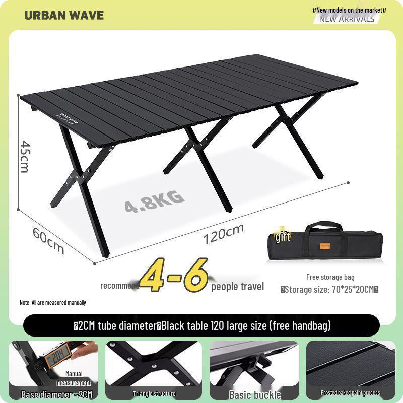 Portable Outdoor Folding Table and Chair Set for Camping and Picnic