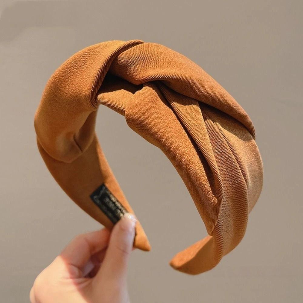 Sweet Bow Hair Claw Wide Side Braided Headband Fashion Hair Band  Girls Accessories