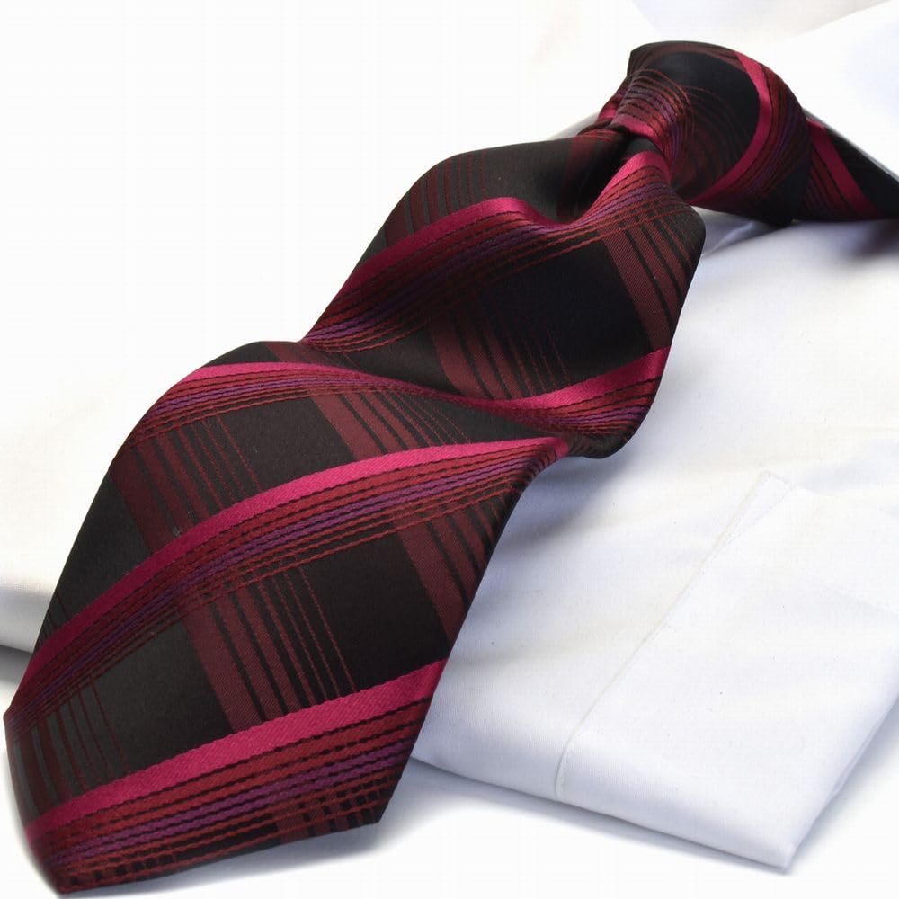 [MICHIKO LONDON] Men's Silk Necktie, Nishijin Woven, Made in Japan, Brand Tie, M-SET-F12