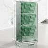 Acrylic Plastic Makeup Organizer Storage Box Lipstick Jewelry Display Organizer Transparent Cosmetics Case Brush Holder