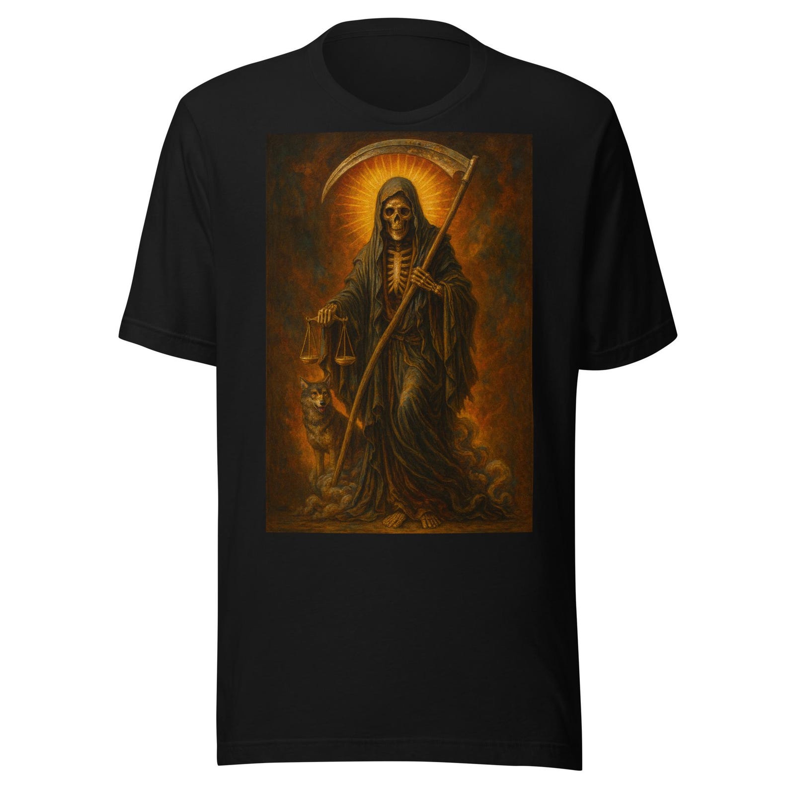 Santa Muerte Justice Unisex t-shirt 2XL