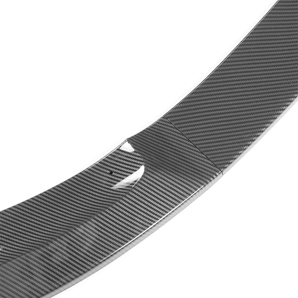 Car Front Bumper Lip Splitter+Side Splitter Corner For BMW M3 F80 M4 F82 F83 2015-2020 MP Style Carbon Fiber Glossy Black 4 PCS