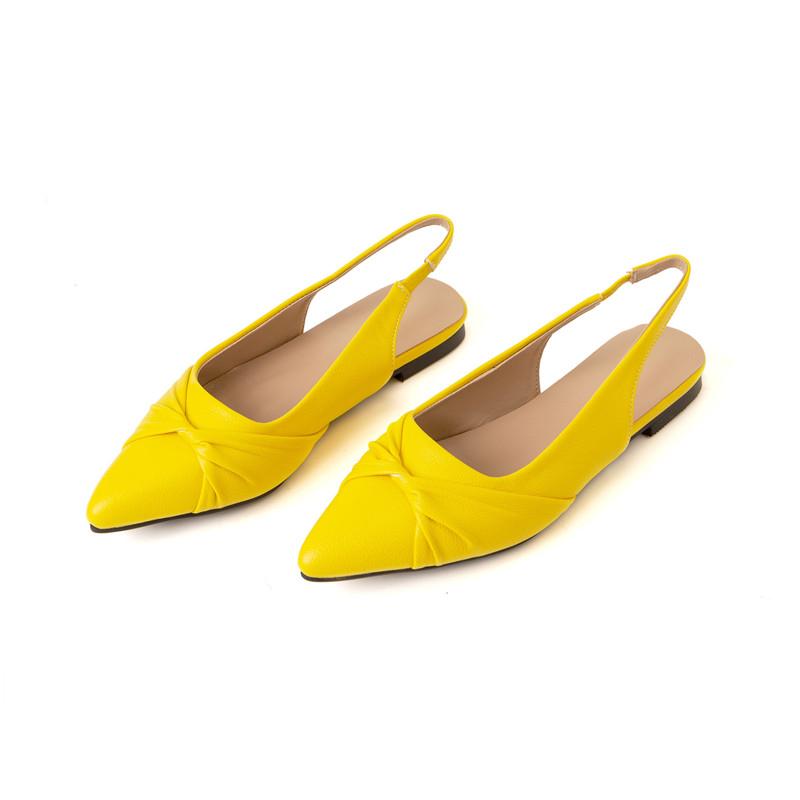 Women's Flat-soled Sandals Summer New Comfortable Versatile Pointed Large-size Sandals