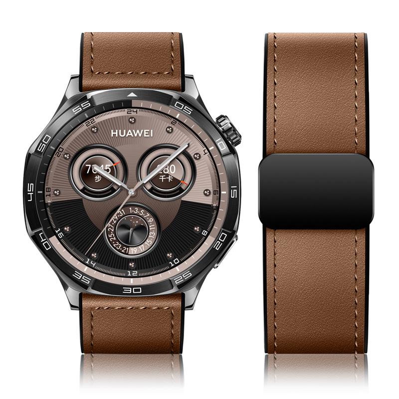 22mm 20mm Lederarmband für Huawei Watch GT6/5/GT 4 3 Pro 46mm Silikon-Armband für Amazfit Active 2/Bip 6 5/Galaxy 7 6 5 Gürtel