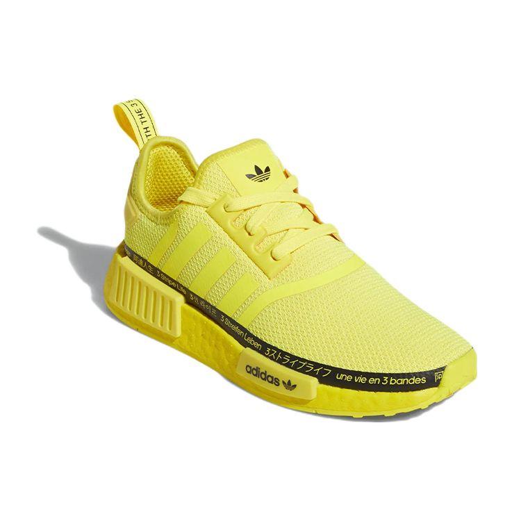 Adidas NMD_R1 Beam Yellow Women Sneakers Core-Black HP9733