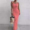 2026 European & American Women's Sleeveless Fitted Long Dress