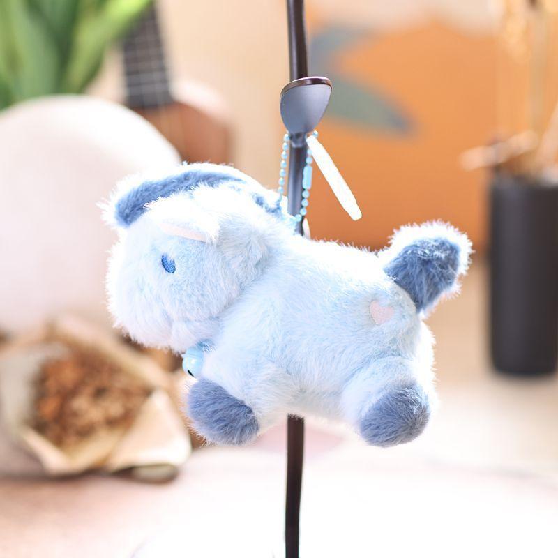 Plush Pony Keychain With Heart Design For Kids And Teen Gift