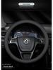 Genuine Leather Steering Wheel Cover for Dongfeng Models 500/580S560 Fengxing T5, Fengshen AX7 Yixuan