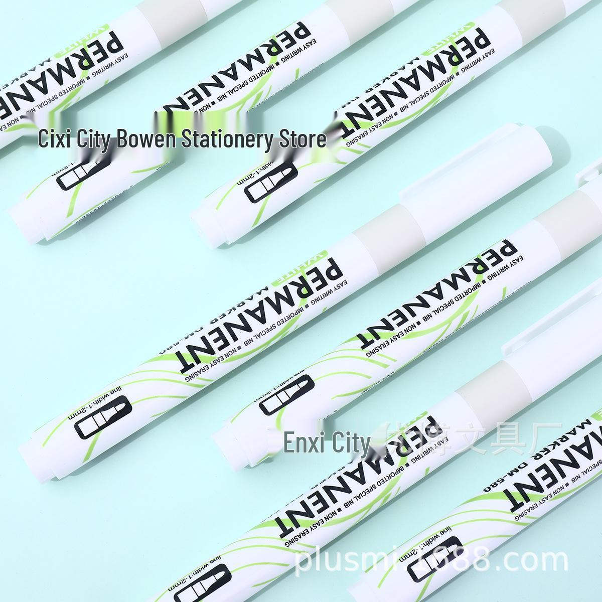 Waterproof White Broad Tip Marker (Oil & Water-Based) 580