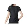 Under Armour Letter Print Breathable Sports Casual Short Sleeve Raglan T-Shirt Women Tops Black 1382183-001