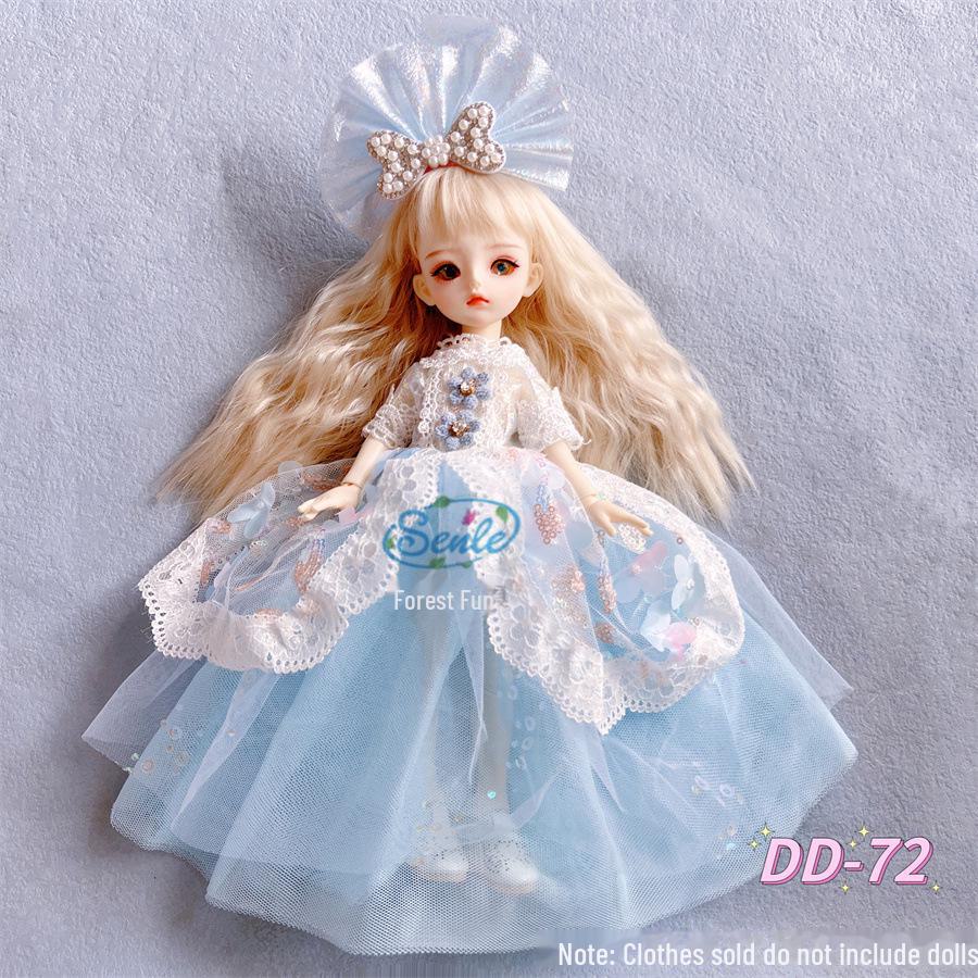 30 cm 6bodová sada šatů pro panenky BJD - Oblečení pro panenky ve stylu Lolita