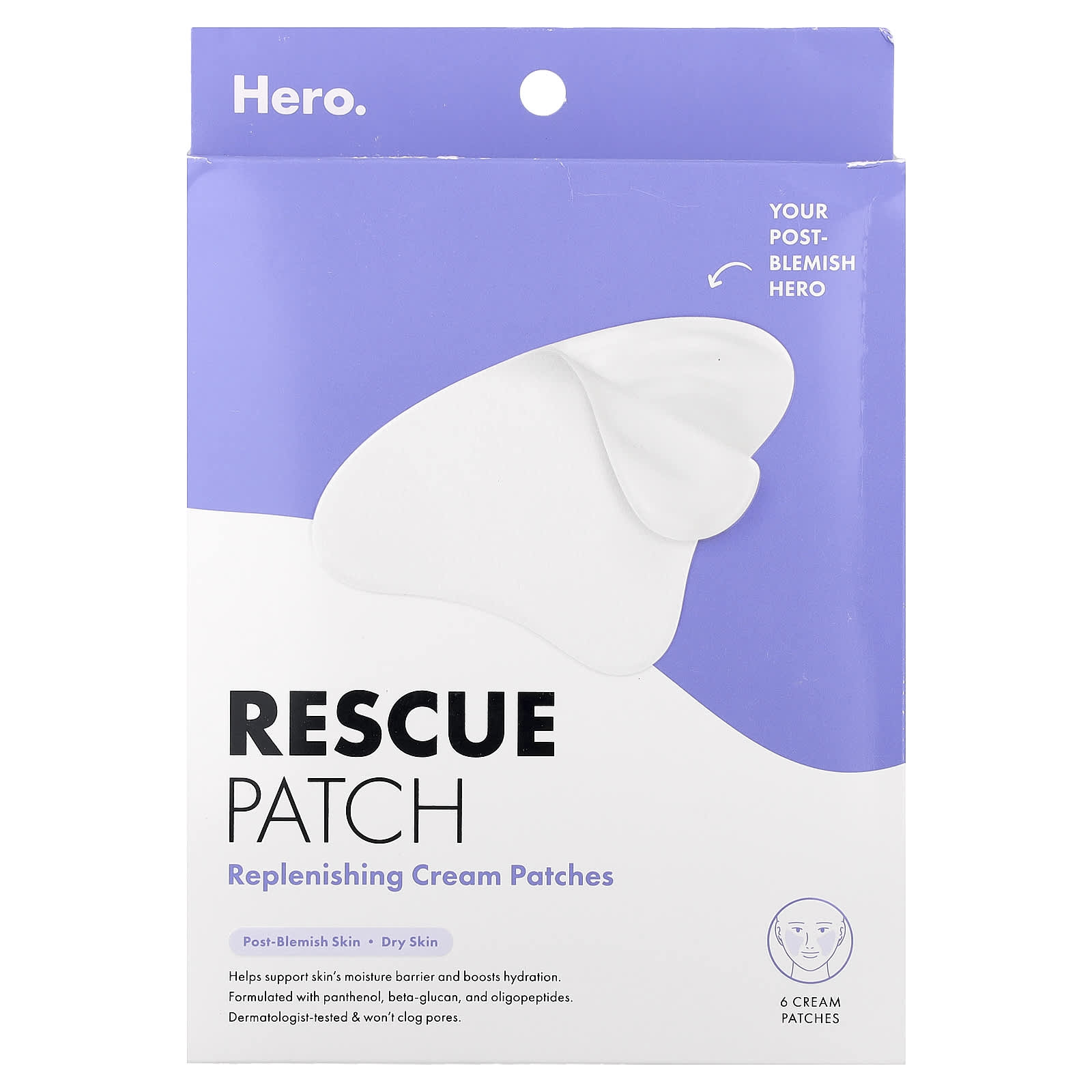 

Hero Cosmetics Rescue Patch, 6 Cream Patches