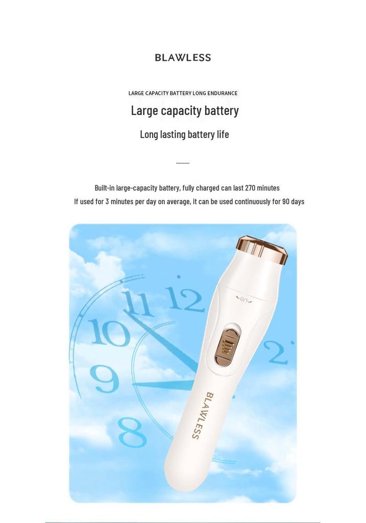 Electric Epilator & Shaver for Women and Men: Whole Body, Underarms, Private Parts, Nose Hair, Beard.