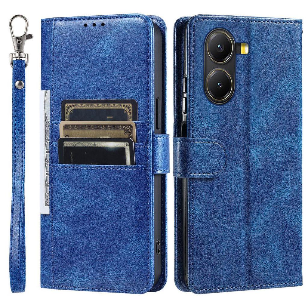 Cover for Xiaomi POCO X7 Pro 5G,M7 4G Retro PU Leather Flip Wallet Phone Case Multi Card Slots