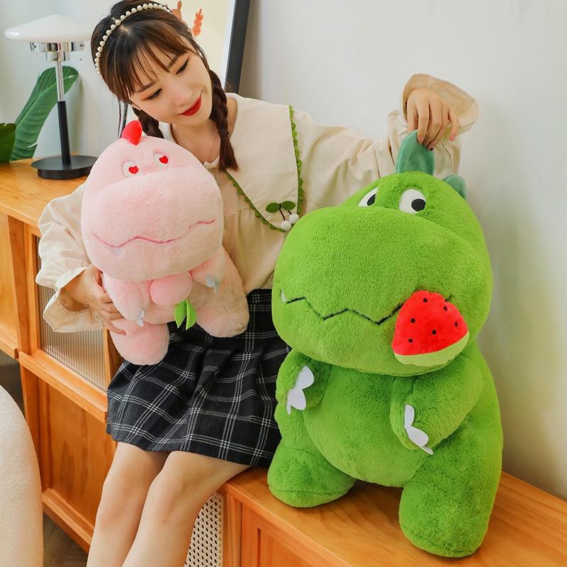 Cute Dinosaur Plush Toy Creative Couple Dolls Stuffed Animal Lovely Doll Kids Pillow Wholesale Birthday Gift Characters)