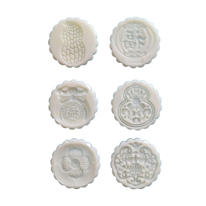 Lucky Bag Moon Cake Mold Household Mung Bean Cake Model Printed with Embossed Ice-skin Pastry Baking Grinding Tool