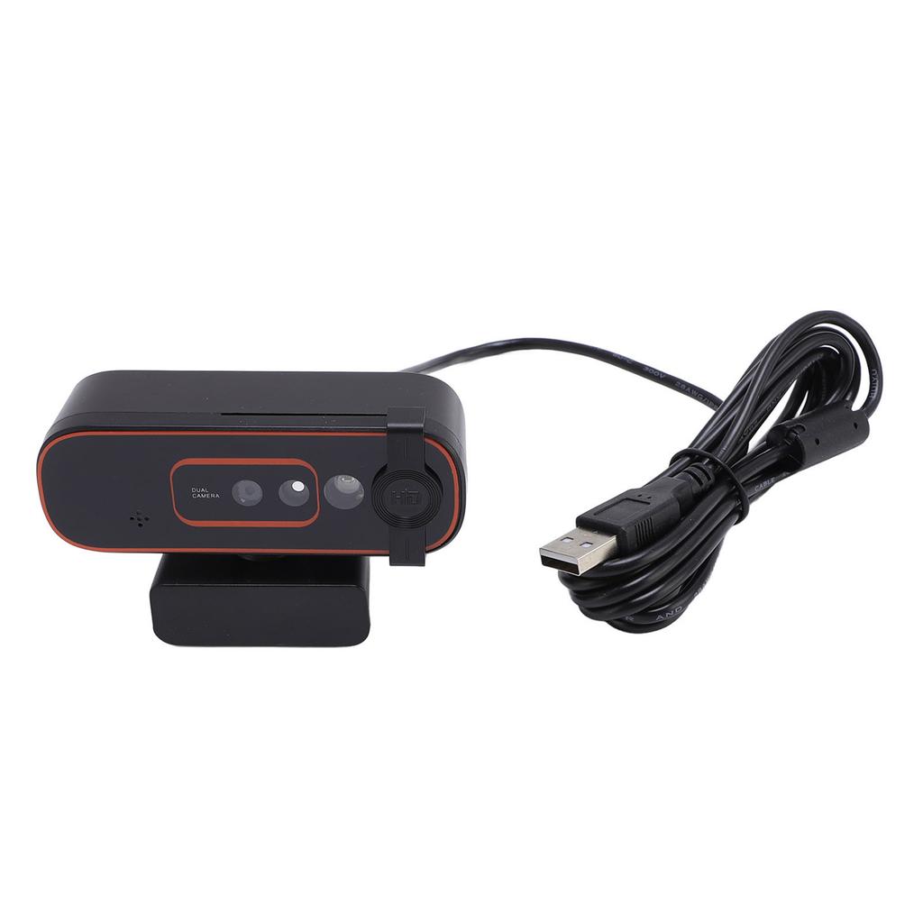 Computer Web Camera 1080P 30fps Facial Recognition USB Computer Camera with Private Cover Mic