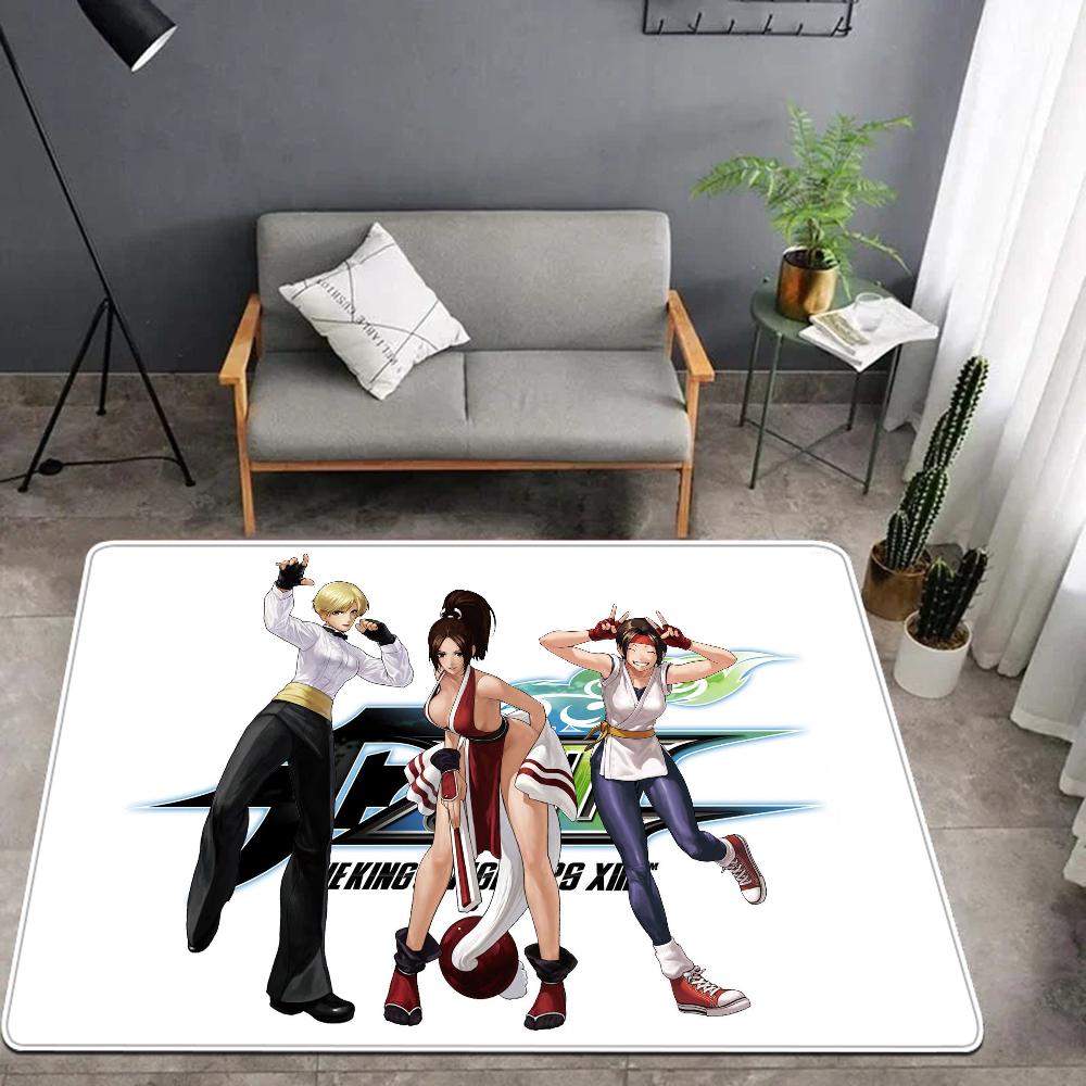 King of Fighters Floor Mat Bathroom Mat Kids Room Bedroom Decoration Balcony Anti-Slip Doormat Living Room Welcome Rug
