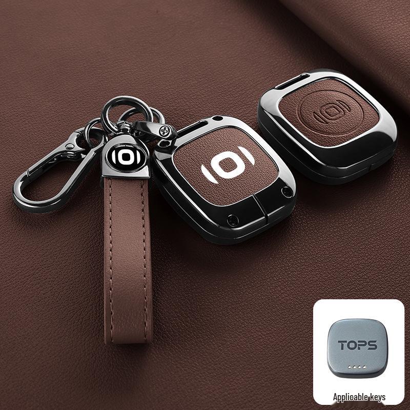 Bluetooth-Schlüsselhülle mit Metallschnalle für Changan Qiyuan E07, Kompatibel mit 25 Automodellen