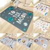 Large Size Cute Pattern Kids Love Crawling Play Mat Folding Mats Carpet Play Mat for Children's Safety Rug Playmat Room Decor