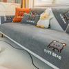 Modern Cute Bear Sofa Cover White Daisy Lace Non-Slip Sofa Cushions For Living Room Four Seasons Universal Couch Cover Towel