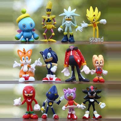 Nouvelle Figurine Anime Super Sonic le Hérisson: Ornements de jouets tendance en boîte surprise