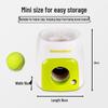 AFP Electric Dog Tennis Ball Launcher: Bite-Resistant Automatic Ball Thrower for Pets