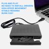 USB 3.0 Burner External Optical Drive DVD Writer PC Accessory Type C Black for WindowsXP(Black )