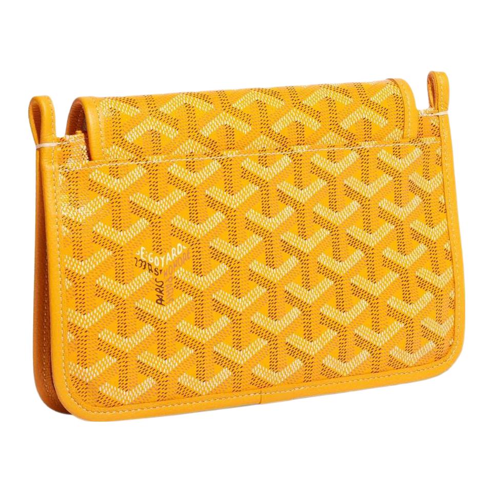 Goyard Plumet Y Monogram Multi-Pocket Detachable Shoulder Strap Canvas And Leather WOC Envelope Clutch Crossbody Shoulder Bag Unisex bags PLUMETPMLTY