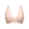Jelly Glue Underwear Women's Personality Leopard Print Printing Seamless Invisible Thin Large Chest Small Soft Support Bra
