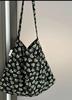Korean Style Pink Leopard Print One-Shoulder Tote Bag