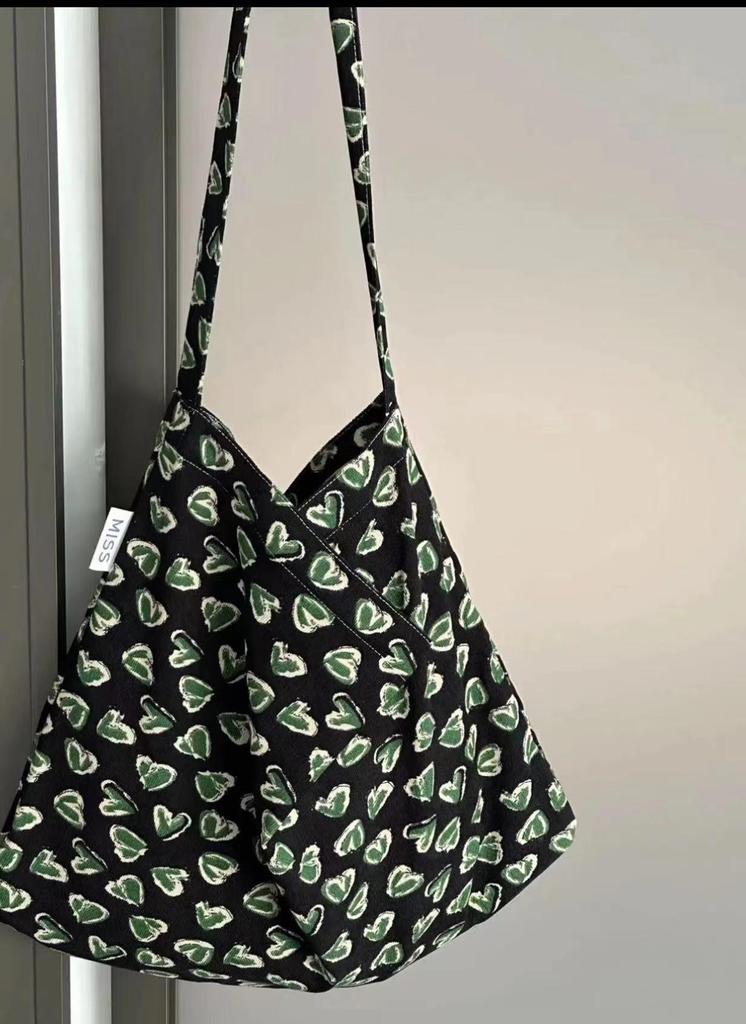 Korean Style Pink Leopard Print One-Shoulder Tote Bag