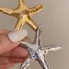 Corsage Pin Starfish Shape Brooch Unique Brooch Pin Clothing Brooch Alloy Texture for Friendship and Celebration