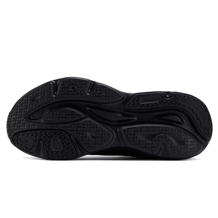 361 Nebula Cushioning, Wear Resistant Low Top Casual Running Shoes Men's Black Gray 672532229-4