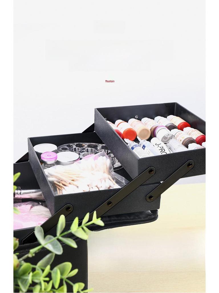 Großer Mehrschichtiger Professioneller Make-up- & Tattoo-Werkzeug-Organizer