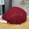 Autumn and Winter Beret Woolen Elegant Pearl Double Flower Pumpkin Hat Ladies Styling Felt Hat Stewardess Top Hat Tide