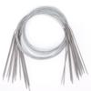 Circular Knitting Needles Stainless Steel Round Needles Various Sizes Crochet Knitting Needles
