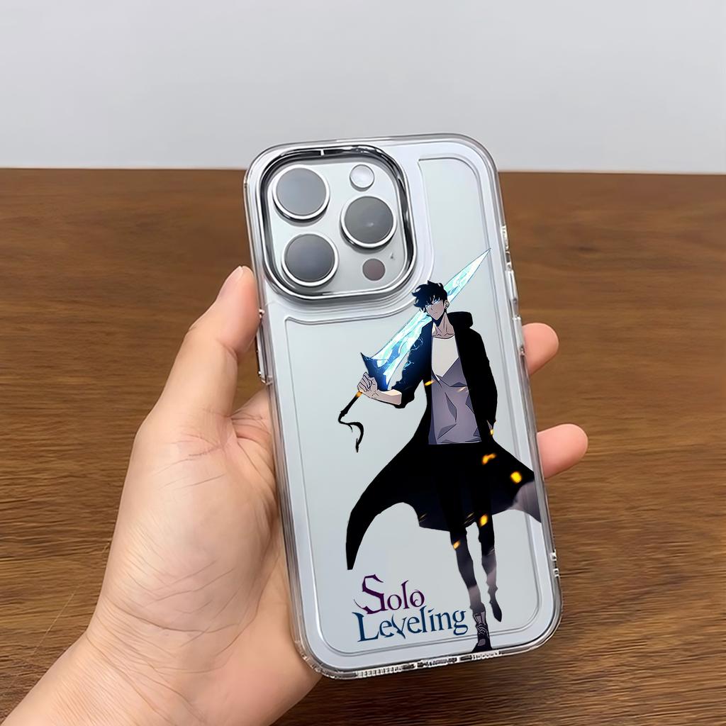 Luxury Hot Anime Solos Levelings Phone Case For iPhone 17 16e 16 15 14 13 12 11mini Pro Max X XR XSMAX 8 7 Air Plus Soft Cover