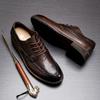 Bo Wei, pantofi derby de afaceri pentru bărbați, pantofi din piele Goodyear, ocazional, respirabil, din piele de vacă, pantofi cu talpă Oxford
