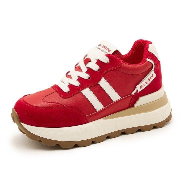 Enhanced Thick-soled High-value Dad Shoes for Women In the Autumn of 2025, New Versatile Casual Shoes, Fashion Sports Little White Shoes