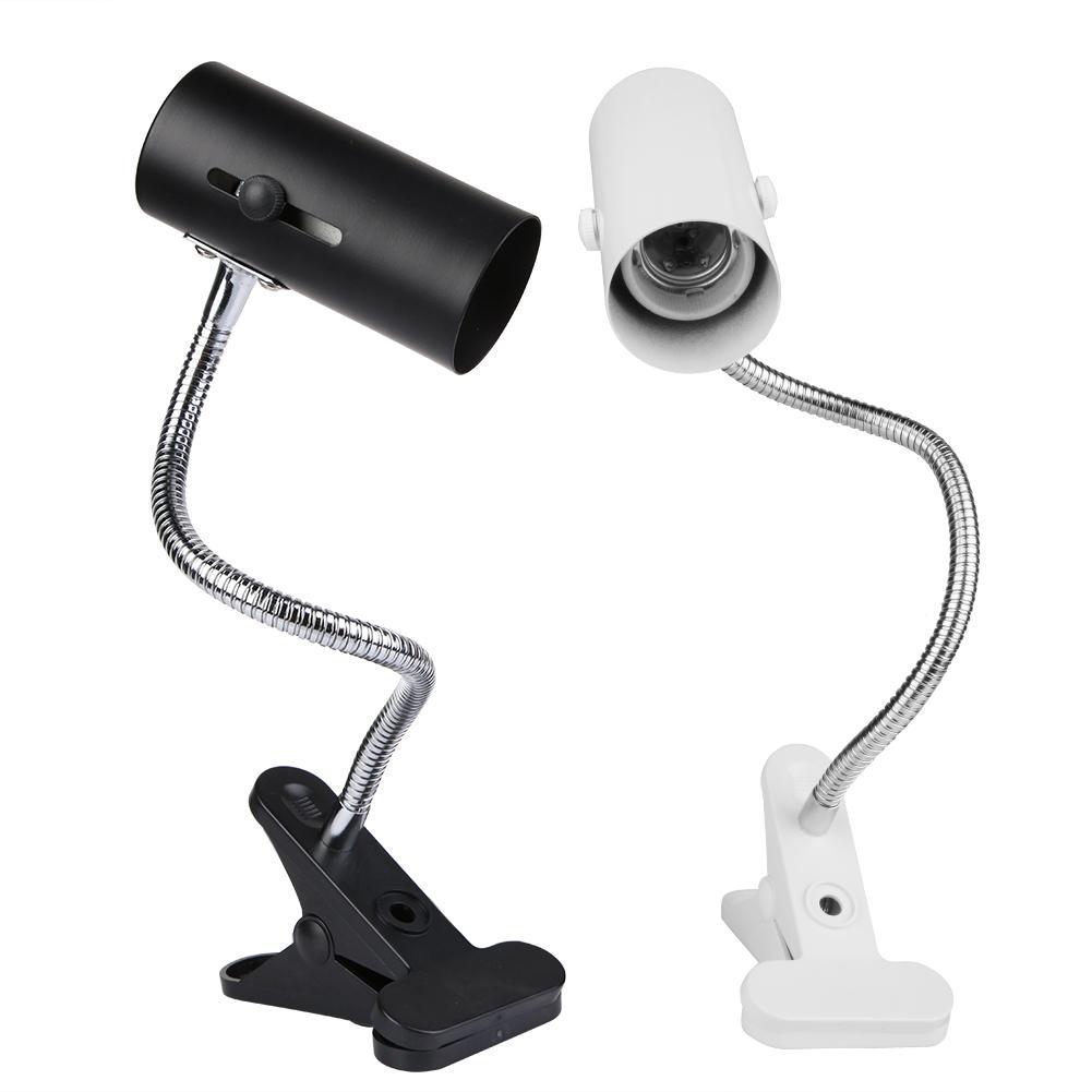 E27 Pet Light Holder Turtle Tank Heating Lamp Set Rotary Clip-on Bulb with Cover