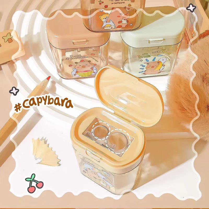 Office supplies school equipment kawaii stationery items School supplies cute capybara pencil sharpener for child