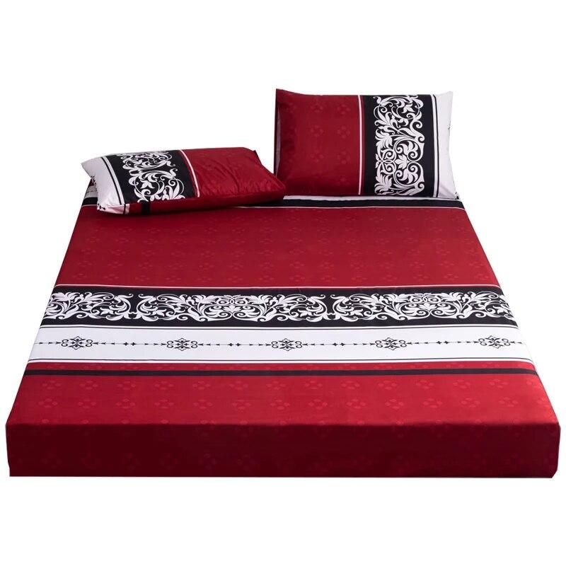 Wasserdichtes Bettlaken mit Gummibändern, verstellbare Spannbettlaken 180 x 200, Kissenbezüge müssen separat erworben werden